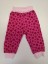 Bild von Pumphose Gr. 74 Sweat Sterne bordeaux auf pink 
