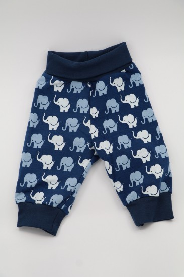 Bild von Pumphose Gr. 74 Sweat Elefantenparade blau 